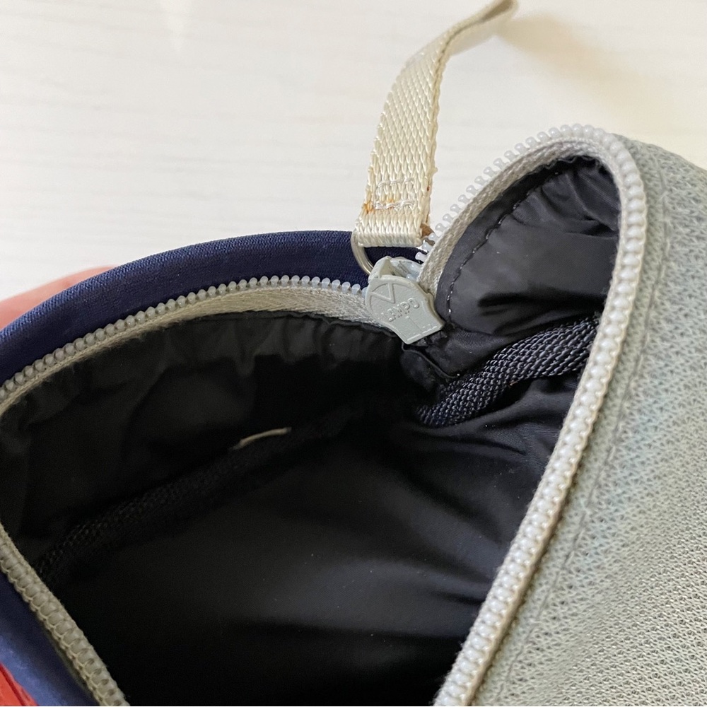 Prada gray and blue neoprene blue mesh small crossbody sport bag - Picture 7 of 9